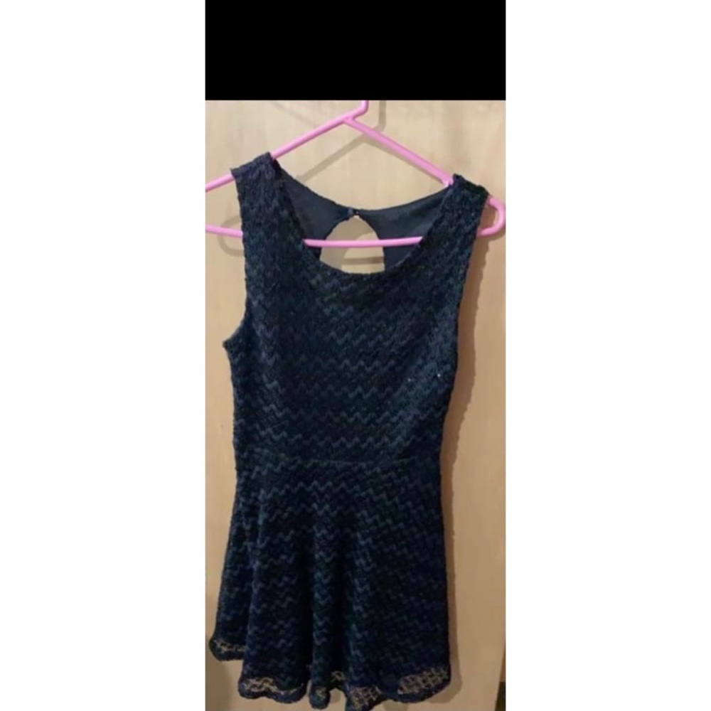 Black lace dress